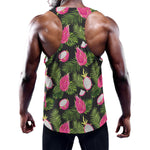 Tropical Pitaya Pattern Print Training Tank Top