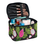 Tropical Pitaya Pattern Print Travel Makeup Bag