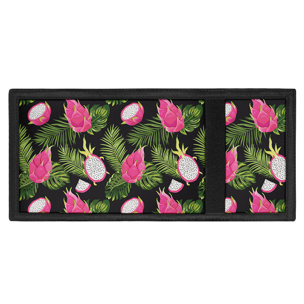 Tropical Pitaya Pattern Print Trifold Wallet