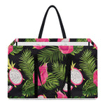 Tropical Pitaya Pattern Print Utility Tote Bag