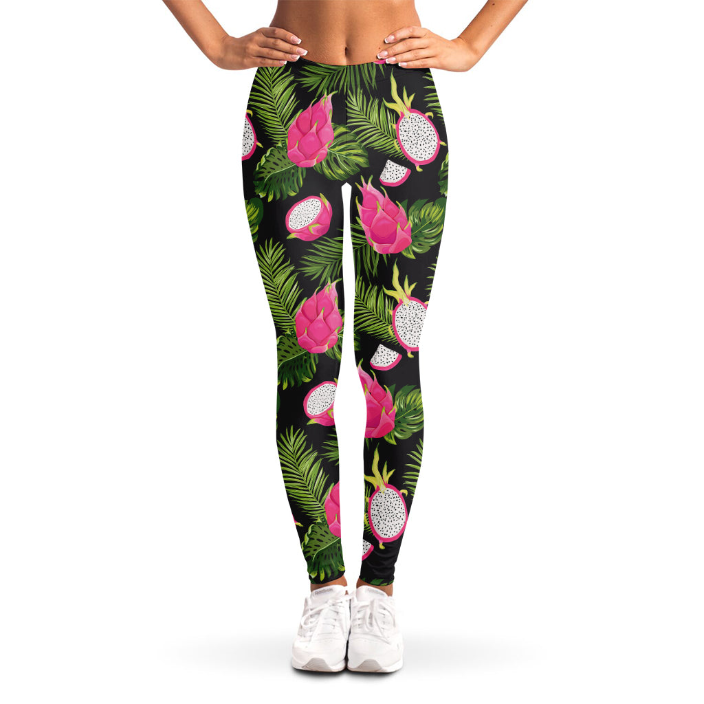 Tropical Pitaya Pattern Print Women's Leggings