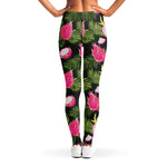 Tropical Pitaya Pattern Print Women's Leggings