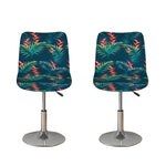 Tropical Plants Hawaii Pattern Print Bar Stool Covers