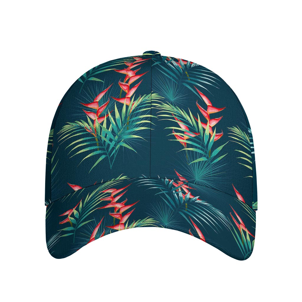 Tropical Plants Hawaii Pattern Print Baseball Cap