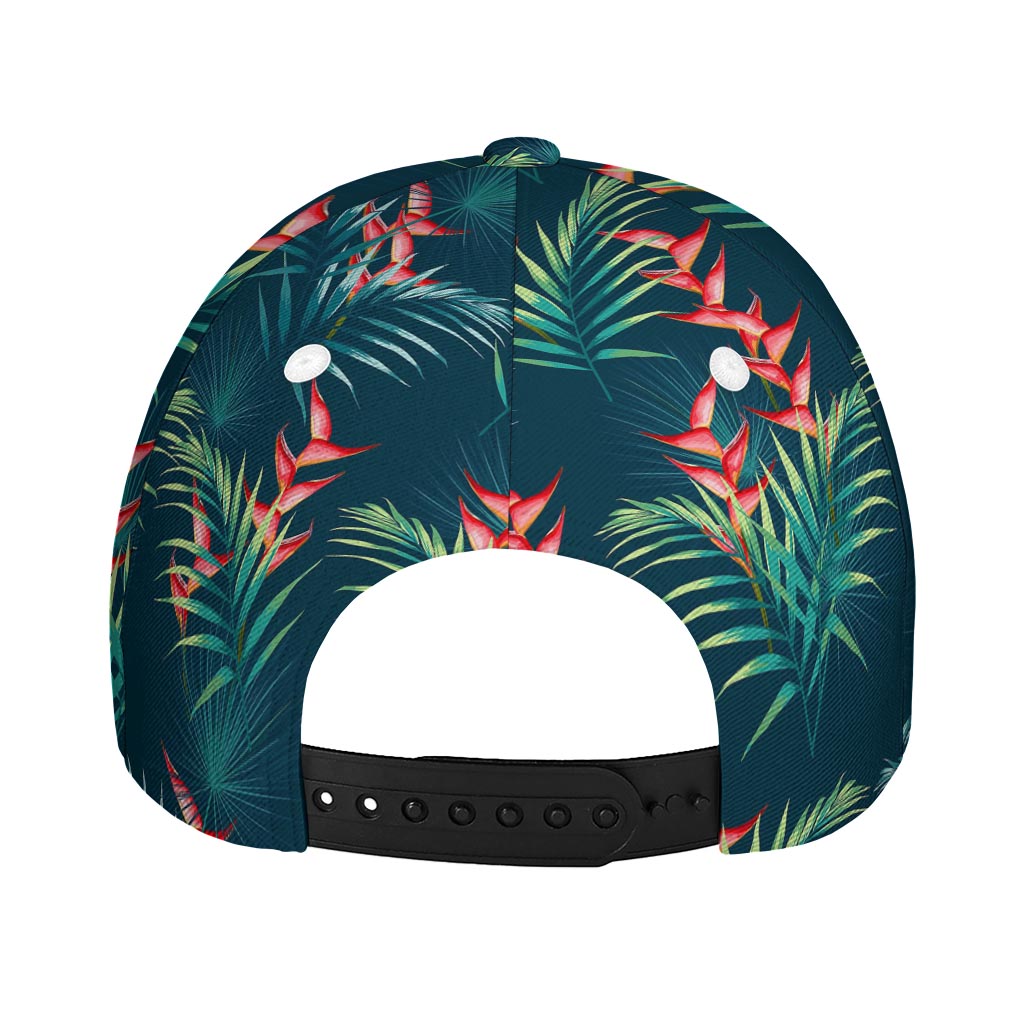Tropical Plants Hawaii Pattern Print Baseball Cap