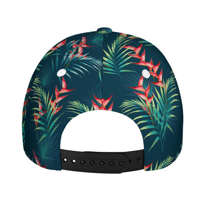 Tropical Plants Hawaii Pattern Print Baseball Cap