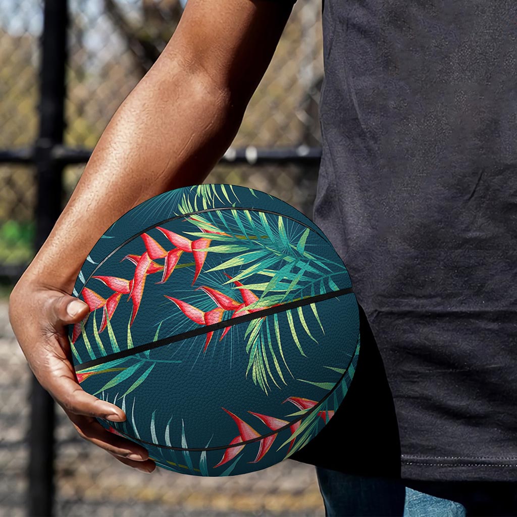 Tropical Plants Hawaii Pattern Print Basketball
