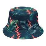 Tropical Plants Hawaii Pattern Print Bucket Hat
