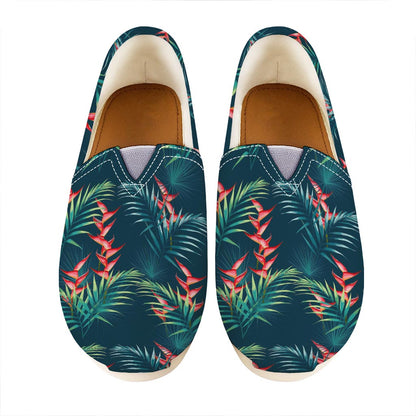 Tropical Plants Hawaii Pattern Print Casual Shoes