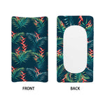 Tropical Plants Hawaii Pattern Print Changing Pad Cover