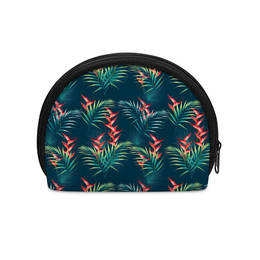 Tropical Plants Hawaii Pattern Print Coin Purse