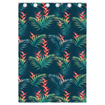 Tropical Plants Hawaii Pattern Print Curtain