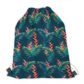 Tropical Plants Hawaii Pattern Print Drawstring Bag