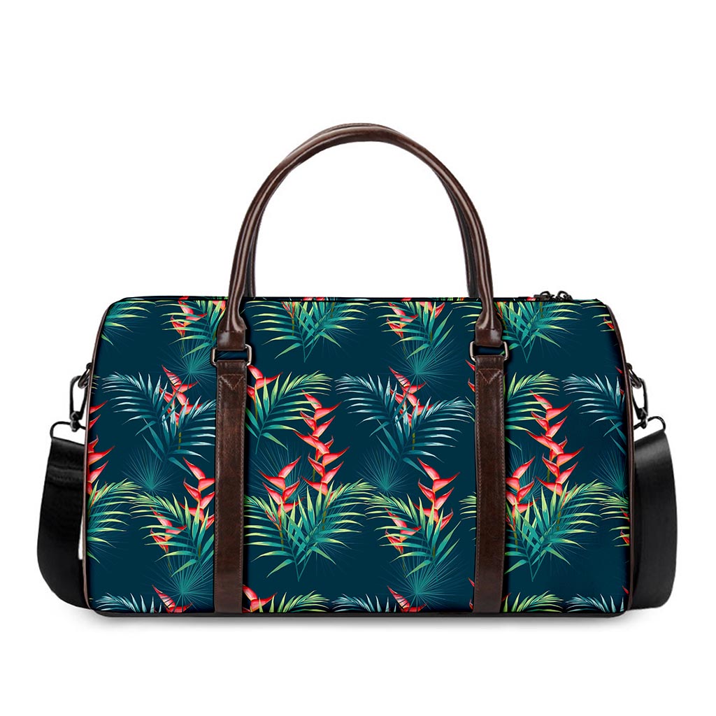 Tropical Plants Hawaii Pattern Print Duffle Bag