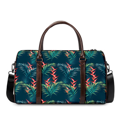 Tropical Plants Hawaii Pattern Print Duffle Bag