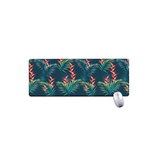 Tropical Plants Hawaii Pattern Print Extended Mouse Pad