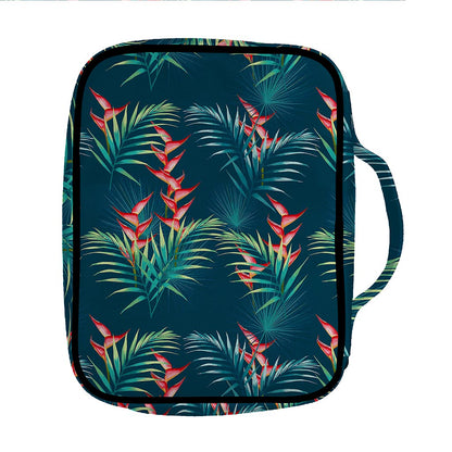 Tropical Plants Hawaii Pattern Print Front Pocket Bible Bag