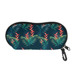 Tropical Plants Hawaii Pattern Print Glasses Case