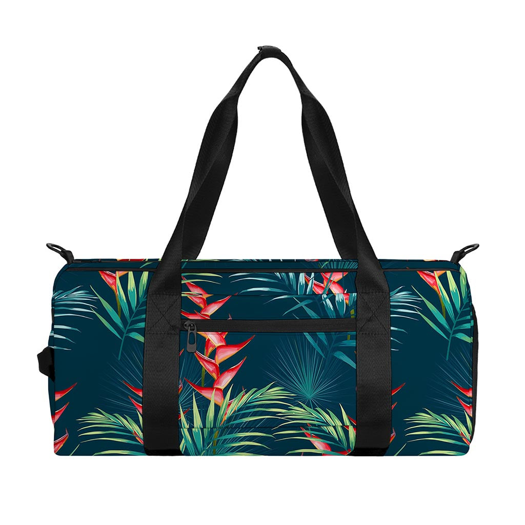 Tropical Plants Hawaii Pattern Print Gym Bag