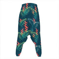 Tropical Plants Hawaii Pattern Print Hammer Pants
