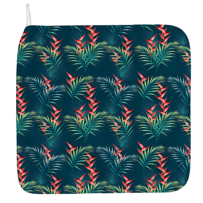 Tropical Plants Hawaii Pattern Print Hand Towel