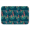 Tropical Plants Hawaii Pattern Print Indoor Door Mat