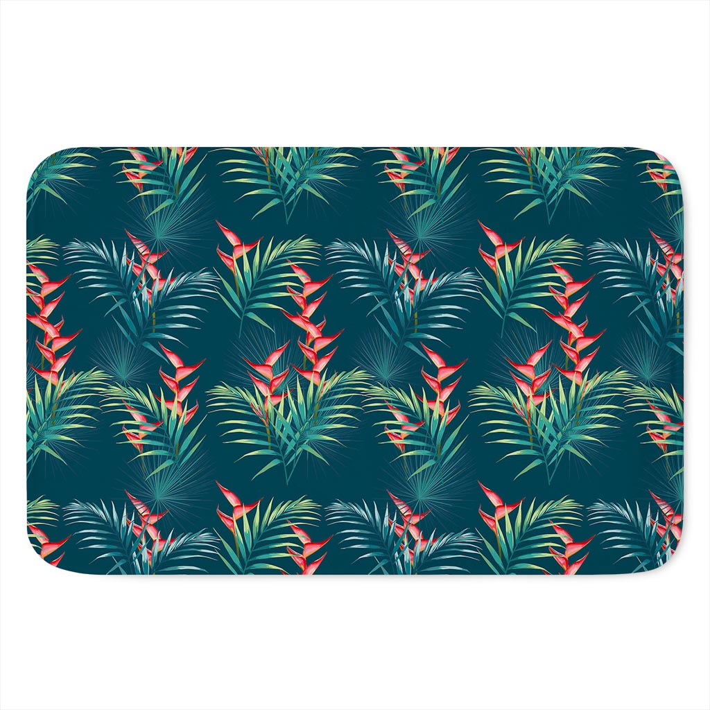 Tropical Plants Hawaii Pattern Print Indoor Door Mat