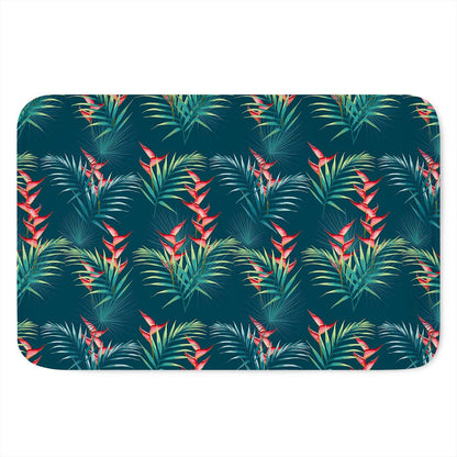 Tropical Plants Hawaii Pattern Print Indoor Door Mat