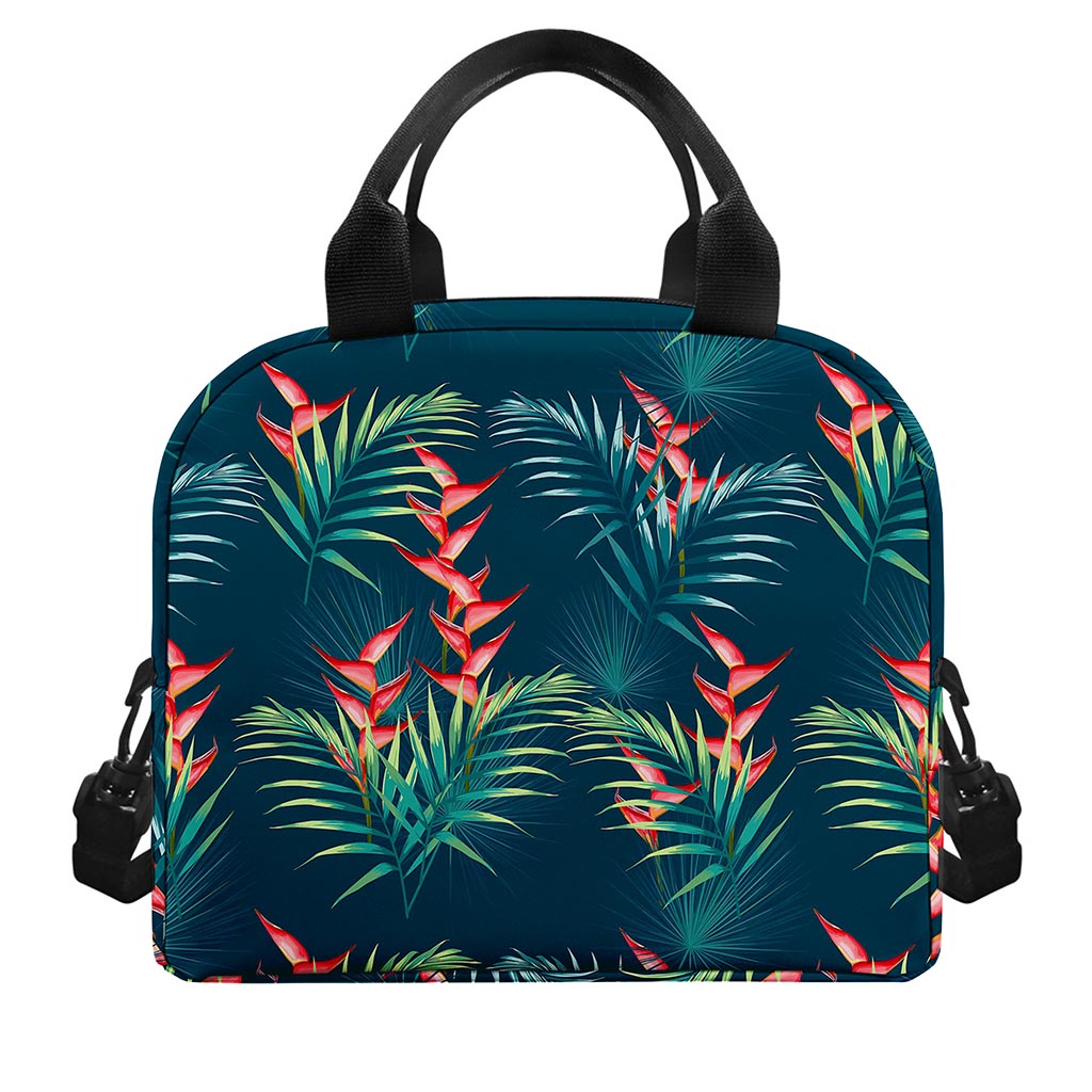 Tropical Plants Hawaii Pattern Print Insulated Lunch Bag