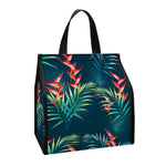 Tropical Plants Hawaii Pattern Print Insulated Lunch Tote