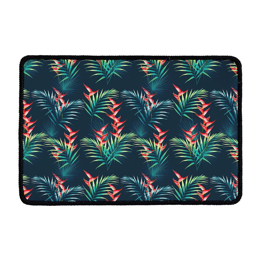 Tropical Plants Hawaii Pattern Print Kitchen Mat