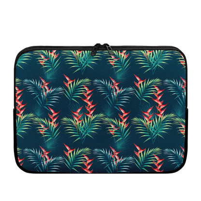 Tropical Plants Hawaii Pattern Print Laptop Sleeve