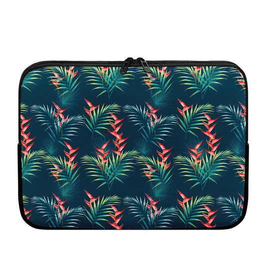 Tropical Plants Hawaii Pattern Print Laptop Sleeve