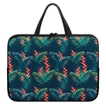 Tropical Plants Hawaii Pattern Print Laptop Sleeve With Handle