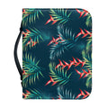 Tropical Plants Hawaii Pattern Print Leather Bible Cover
