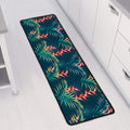 Tropical Plants Hawaii Pattern Print Long Kitchen Mat