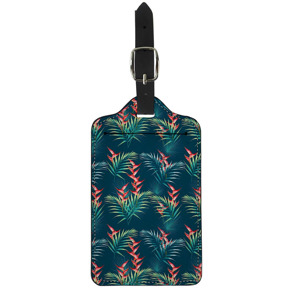 Tropical Plants Hawaii Pattern Print Luggage Tag