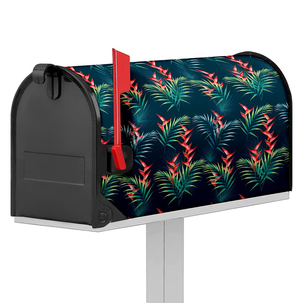 Tropical Plants Hawaii Pattern Print Mailbox Cover