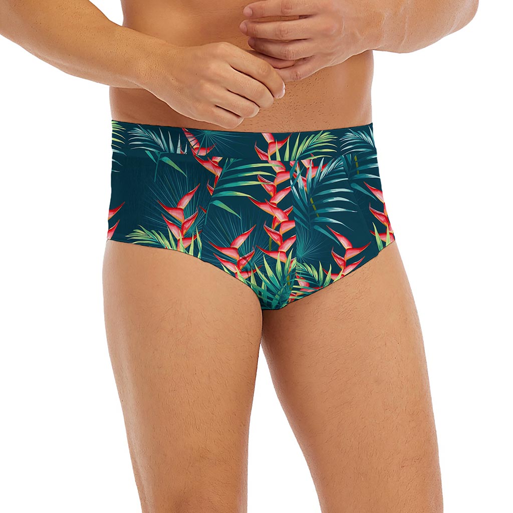 Tropical Plants Hawaii Pattern Print Men's Briefs