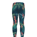 Tropical Plants Hawaii Pattern Print Men's leggings