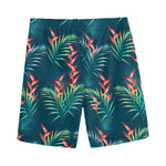 Tropical Plants Hawaii Pattern Print Men's Sports Shorts