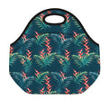 Tropical Plants Hawaii Pattern Print Neoprene Lunch Bag