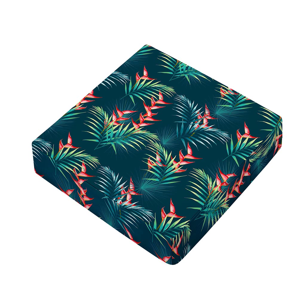 Tropical Plants Hawaii Pattern Print Outdoor Seat Cushion Cover