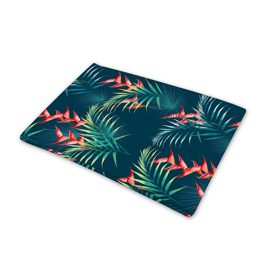 Tropical Plants Hawaii Pattern Print Pet Cooling Mat Cover