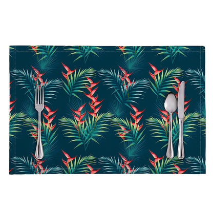 Tropical Plants Hawaii Pattern Print Placemat