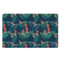 Tropical Plants Hawaii Pattern Print Polyester Doormat