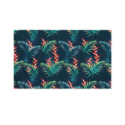 Tropical Plants Hawaii Pattern Print Polyester Flag