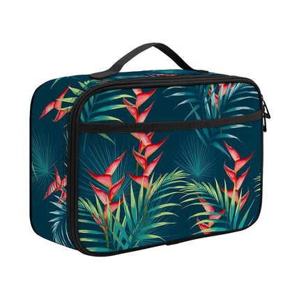 Tropical Plants Hawaii Pattern Print Portable Lunch Bag