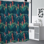 Tropical Plants Hawaii Pattern Print Premium Shower Curtain
