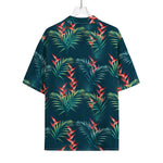 Tropical Plants Hawaii Pattern Print Rayon Hawaiian Shirt